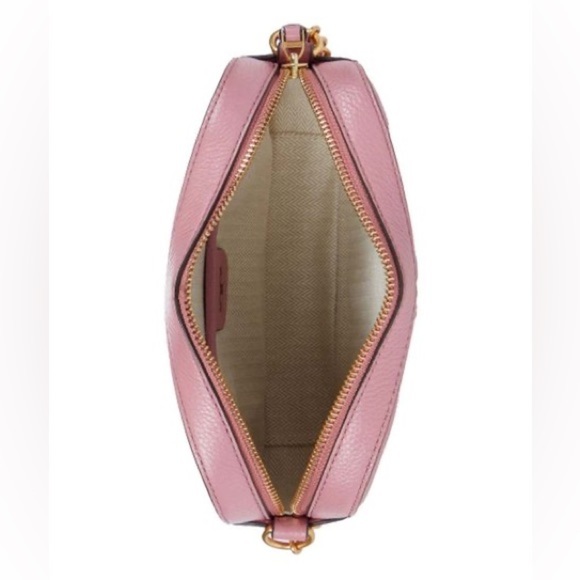 Tory Burch | Pink Magnolia McGraw Crossbody Camera Bag & Dust Bag - Picture 6 of 8
